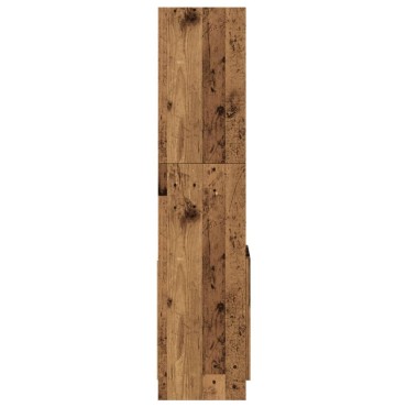 vidaXL Ντουλάπι Όψη Παλαιού Ξύλου 92x33x140cm Επεξεργασμένο Ξύλο 1 τεμ.