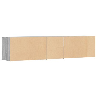 vidaXL Γωνιακό Έπιπλο Γκρι Sonoma 200x40x45cm από Επεξεργ. Ξύλο 1 τεμ.
