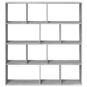 vidaXL Βιβλιοθήκη Γκρι Sonoma 132x29x141,5cm από Επεξεργασμένο Ξύλο 1 τεμ.