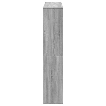 vidaXL Βιβλιοθήκη Γκρι Sonoma 132x29x141,5cm από Επεξεργασμένο Ξύλο 1 τεμ.