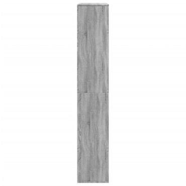 vidaXL Βιβλιοθήκη/Διαχωριστικό Χώρου Γκρι 100x33x187,5cm Επεξ. Ξύλο 1 τεμ.