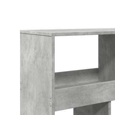 vidaXL Βιβλιοθήκη/Διαχωριστικό Χώρου Γκρι 100x33x187,5cm Επεξ. Ξύλο 1 τεμ.