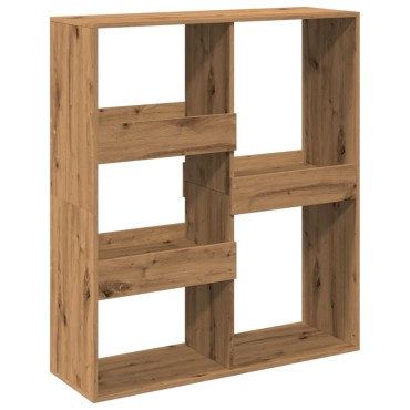 vidaXL Βιβλιοθήκη/Διαχωριστικό Χώρου Δρυς 100x33x115cm Επεξ. Ξύλο 1 τεμ.
