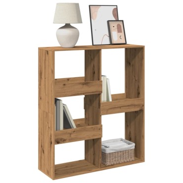 vidaXL Βιβλιοθήκη/Διαχωριστικό Χώρου Δρυς 100x33x115cm Επεξ. Ξύλο 1 τεμ.