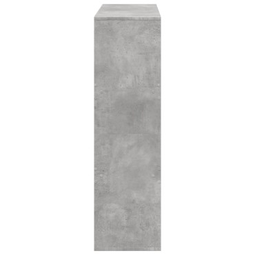 vidaXL Βιβλιοθήκη/Διαχωριστικό Χώρου Γκρι 100x33x115cm Επεξ. Ξύλο 1 τεμ.