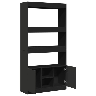 vidaXL Ντουλάπι Μαύρο 92x33x180cm από Επεξεργασμένο Ξύλο 1 τεμ.