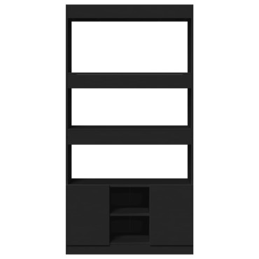 vidaXL Ντουλάπι Μαύρο 92x33x180cm από Επεξεργασμένο Ξύλο 1 τεμ.