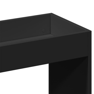 vidaXL Ντουλάπι Μαύρο 92x33x180cm από Επεξεργασμένο Ξύλο 1 τεμ.