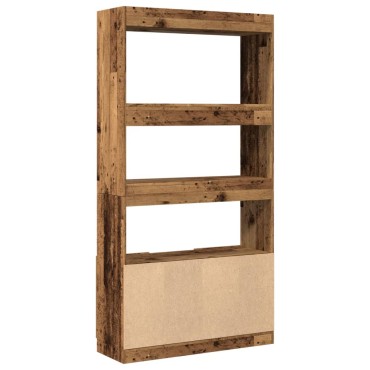 vidaXL Ντουλάπι Όψη Παλαιού Ξύλου 92x33x180cm Επεξεργασμένο Ξύλο 1 τεμ.