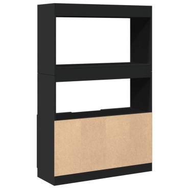 vidaXL Ντουλάπι Μαύρο 92x33x140cm από Επεξεργασμένο Ξύλο 1 τεμ.
