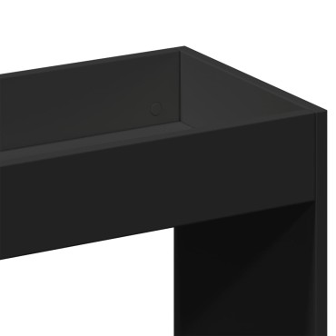 vidaXL Ντουλάπι Μαύρο 92x33x140cm από Επεξεργασμένο Ξύλο 1 τεμ.