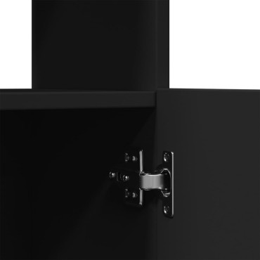 vidaXL Ντουλάπι Μαύρο 92x33x140cm από Επεξεργασμένο Ξύλο 1 τεμ.