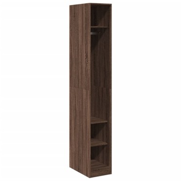 vidaXL Ντουλάπα Καφέ Δρυς 30x50x200cm από Επεξεργασμένο Ξύλο 1 τεμ.