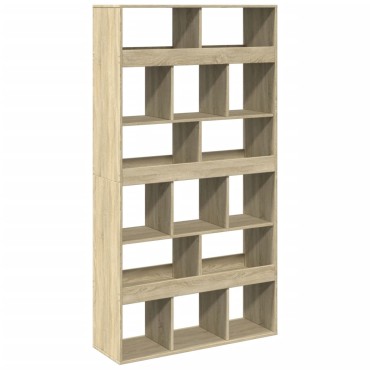 vidaXL Βιβλιοθήκη/Διαχωριστικό Χώρου Δρυς 100x33x187,5cm Επεξ. Ξύλο 1 τεμ.