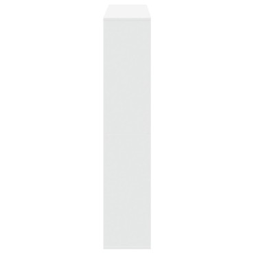vidaXL Βιβλιοθήκη Λευκή 132x29x141,5cm από Επεξεργασμένο Ξύλο 1 τεμ.