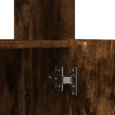 vidaXL Ντουλάπι Καπνιστή Δρυς 92x33x180cm από Επεξεργασμένο Ξύλο 1 τεμ.