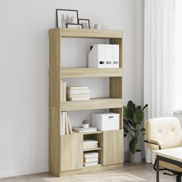 vidaXL Ντουλάπι Sonoma Δρυς 92x33x180cm από Επεξεργασμένο Ξύλο 1 τεμ.