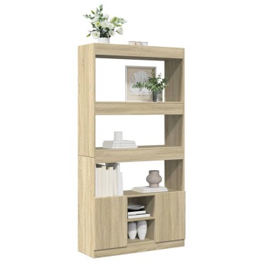 vidaXL Ντουλάπι Sonoma Δρυς 92x33x180cm από Επεξεργασμένο Ξύλο 1 τεμ.
