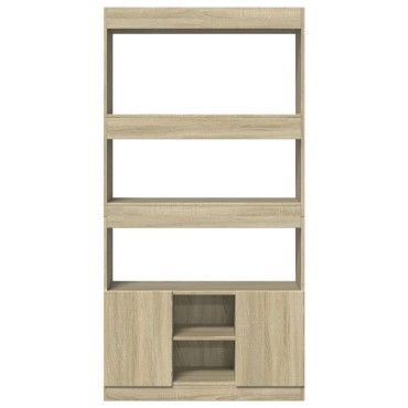 vidaXL Ντουλάπι Sonoma Δρυς 92x33x180cm από Επεξεργασμένο Ξύλο 1 τεμ.