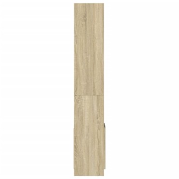 vidaXL Ντουλάπι Sonoma Δρυς 92x33x180cm από Επεξεργασμένο Ξύλο 1 τεμ.