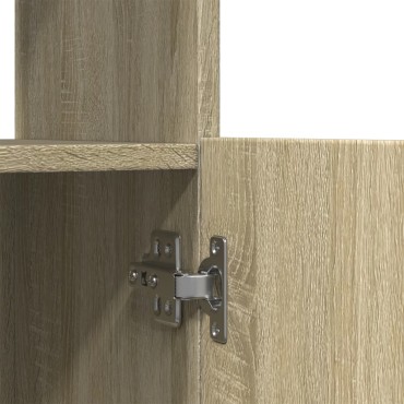 vidaXL Ντουλάπι Sonoma Δρυς 92x33x180cm από Επεξεργασμένο Ξύλο 1 τεμ.