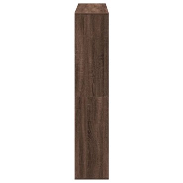 vidaXL Βιβλιοθήκη Καφέ Δρυς 132x29x141,5cm από Επεξεργασμένο Ξύλο 1 τεμ.