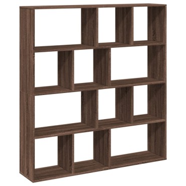 vidaXL Βιβλιοθήκη Καφέ Δρυς 132x29x141,5cm από Επεξεργασμένο Ξύλο 1 τεμ.