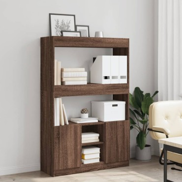 vidaXL Ντουλάπι Καφέ Δρυς 92x33x140cm από Επεξεργασμένο Ξύλο 1 τεμ.