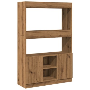 vidaXL Ντουλάπι Αρτισιανή Δρυς 92x33x140cm από Επεξεργασμένο Ξύλο 1 τεμ.