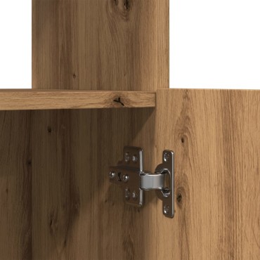 vidaXL Ντουλάπι Αρτισιανή Δρυς 92x33x140cm από Επεξεργασμένο Ξύλο 1 τεμ.