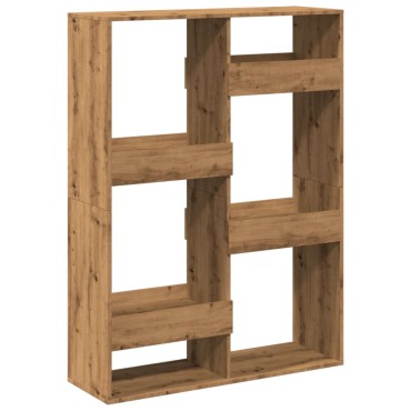 vidaXL Βιβλιοθήκη/Διαχωριστικό Χώρου Δρυς 100x33x135cm Επεξ. Ξύλο 1 τεμ.