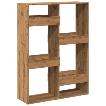 vidaXL Βιβλιοθήκη/Διαχωριστικό Χώρου Δρυς 100x33x135cm Επεξ. Ξύλο 1 τεμ.