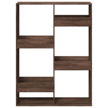 vidaXL Βιβλιοθήκη/Διαχωριστικό Χώρου Δρυς 100x33x135cm Επεξ. Ξύλο 1 τεμ.