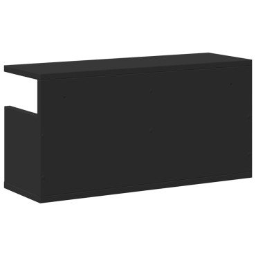 vidaXL Ντουλάπι Τοίχου Μαύρο 60x20x30cm από Επεξεργασμένο Ξύλο 1 τεμ.