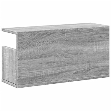 vidaXL Ντουλάπι Τοίχου Γκρι Sonoma 60x20x30cm από Επεξεργασμένο Ξύλο 1 τεμ.