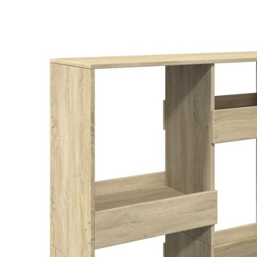 vidaXL Βιβλιοθήκη/Διαχωριστικό Χώρου Δρυς 100x33x135cm Επεξ. Ξύλο 1 τεμ.