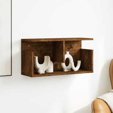 vidaXL Ντουλάπι Τοίχου Καπνιστή Δρυς 60x20x30cm Επεξεργασμένο Ξύλο 1 τεμ.