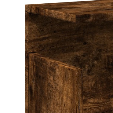 vidaXL Ντουλάπι Τοίχου Καπνιστή Δρυς 60x20x30cm Επεξεργασμένο Ξύλο 1 τεμ.