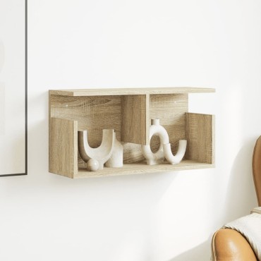vidaXL Ντουλάπι Τοίχου Sonoma Δρυς 60x20x30cm από Επεξεργασμένο Ξύλο 1 τεμ.