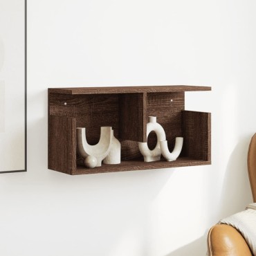 vidaXL Ντουλάπι Τοίχου Καφέ Δρυς 60x20x30cm από Επεξεργασμένο Ξύλο 1 τεμ.