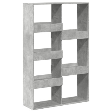 vidaXL Βιβλιοθήκη/Διαχωριστικό Χώρου Γκρι 100x33x155,5cm Επεξ. Ξύλο 1 τεμ.