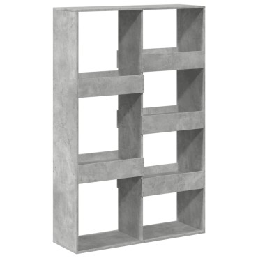 vidaXL Βιβλιοθήκη/Διαχωριστικό Χώρου Γκρι 100x33x155,5cm Επεξ. Ξύλο 1 τεμ.