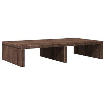 vidaXL Βάση Οθόνης Καφέ Δρυς 50x27x10 εκ. από Επεξεργασμένο Ξύλο