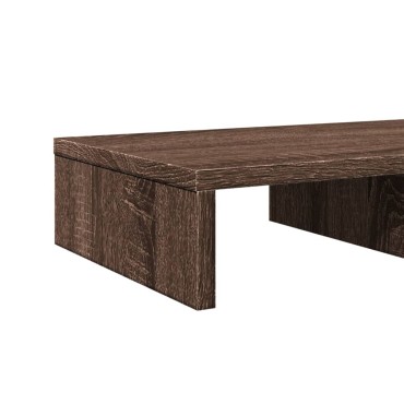 vidaXL Βάση Οθόνης Καφέ Δρυς 50x27x10 εκ. από Επεξεργασμένο Ξύλο
