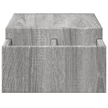 vidaXL Βάση Οθόνης με Αποθ. Γκρι Sonoma 70x27x15 εκ. Επεξεργ. Ξύλο