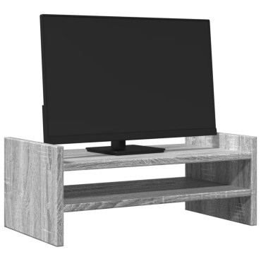 vidaXL Βάση Οθόνης Γκρι Sonoma 50x27x20 εκ. από Επεξεργασμένο Ξύλο