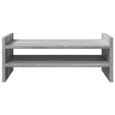 vidaXL Βάση Οθόνης Γκρι Sonoma 50x27x20 εκ. από Επεξεργασμένο Ξύλο