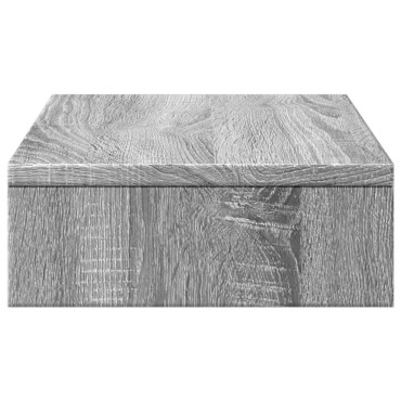 vidaXL Βάση Οθόνης Γκρι Sonoma 50x27x10 εκ. από Επεξεργασμένο Ξύλο