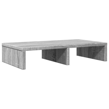 vidaXL Βάση Οθόνης Γκρι Sonoma 50x27x10 εκ. από Επεξεργασμένο Ξύλο