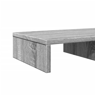 vidaXL Βάση Οθόνης Γκρι Sonoma 50x27x10 εκ. από Επεξεργασμένο Ξύλο